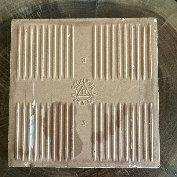 CEDOLESA Art Tile Made in Spain Man with Flute 6" x 6" Colorful Painted - Picture 7 of 8